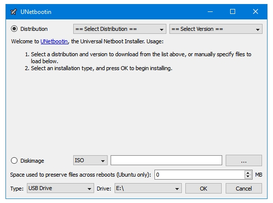 using unetbootin for windows 10